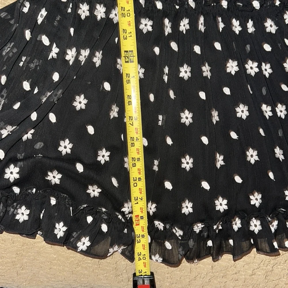 CeCe black and white print lined dress size S - Picture 5 of 7